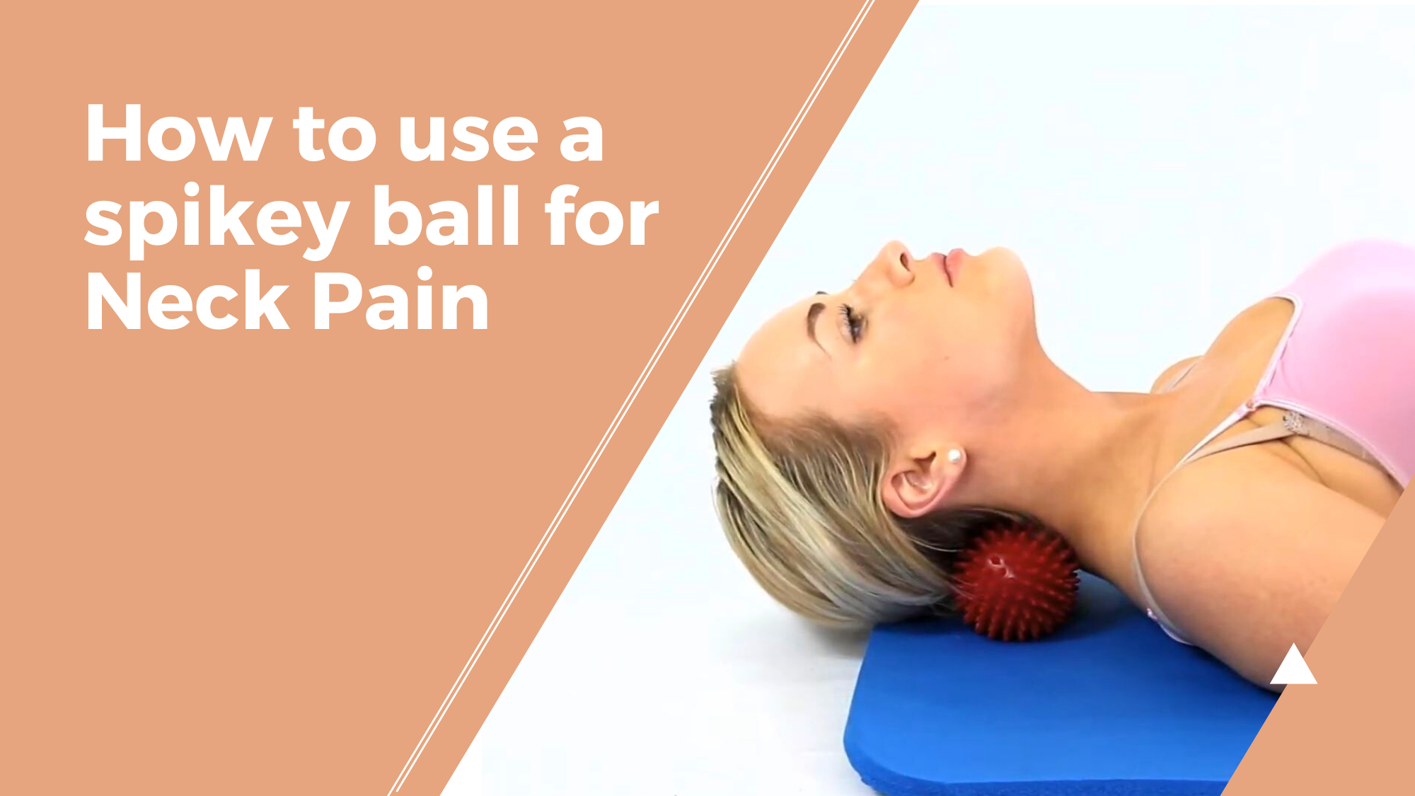How to use a spikey ball for Neck Pain